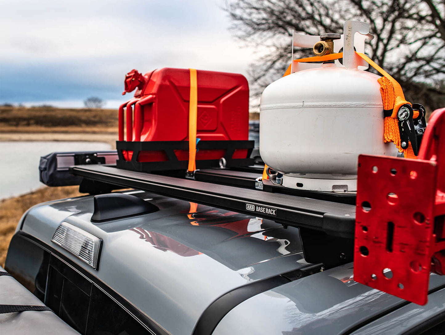 ARB Base Roof Rack with Mount & Deflector - Toyota Tacoma 16-23