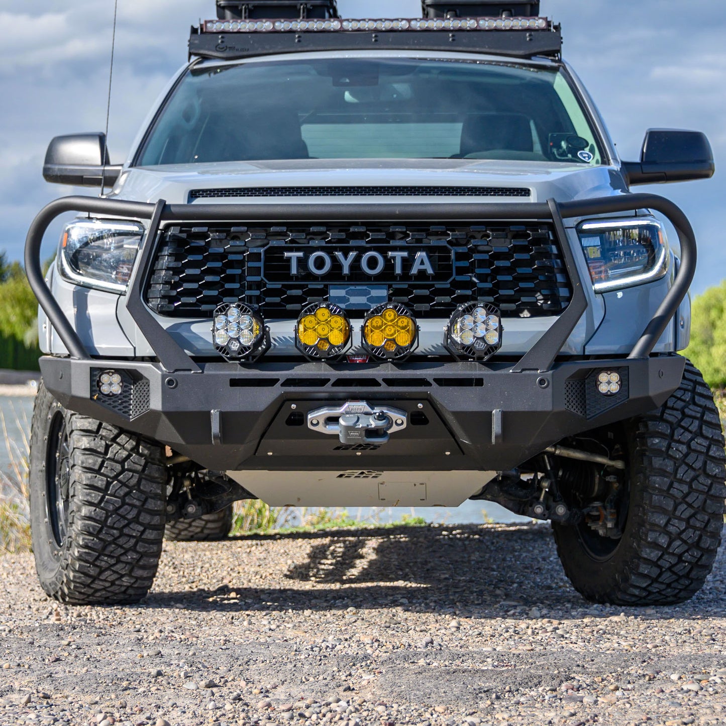 CBI Offroad Fab Adventure Series Front Bumper - 14-21 Toyota Tundra