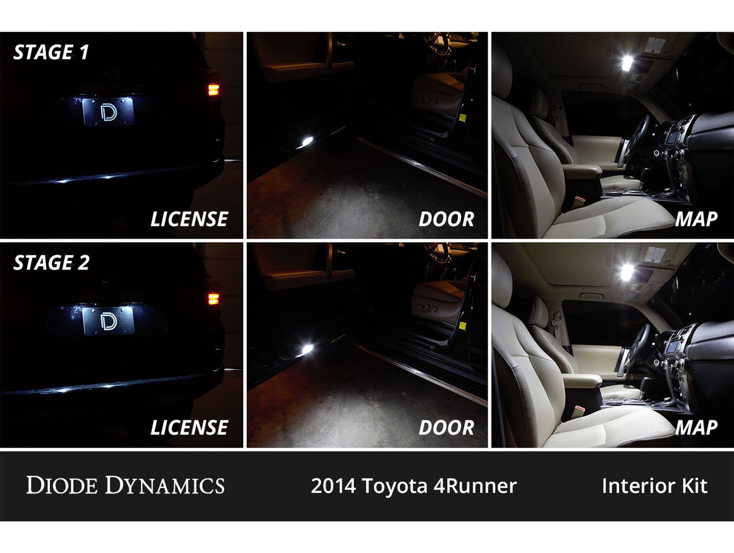 Diode Dynamics Interior LED Conversion Kit - 10-24 Toyota 4Runner