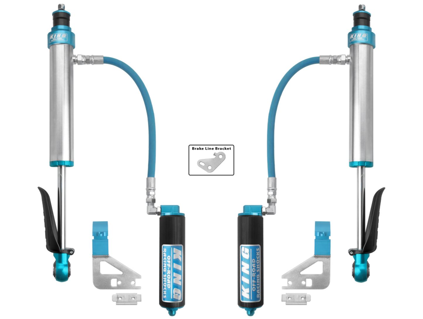 King Shocks 0-2" Rear 2.5 Remote Reservoir Shock Pair - 22+ Tundra