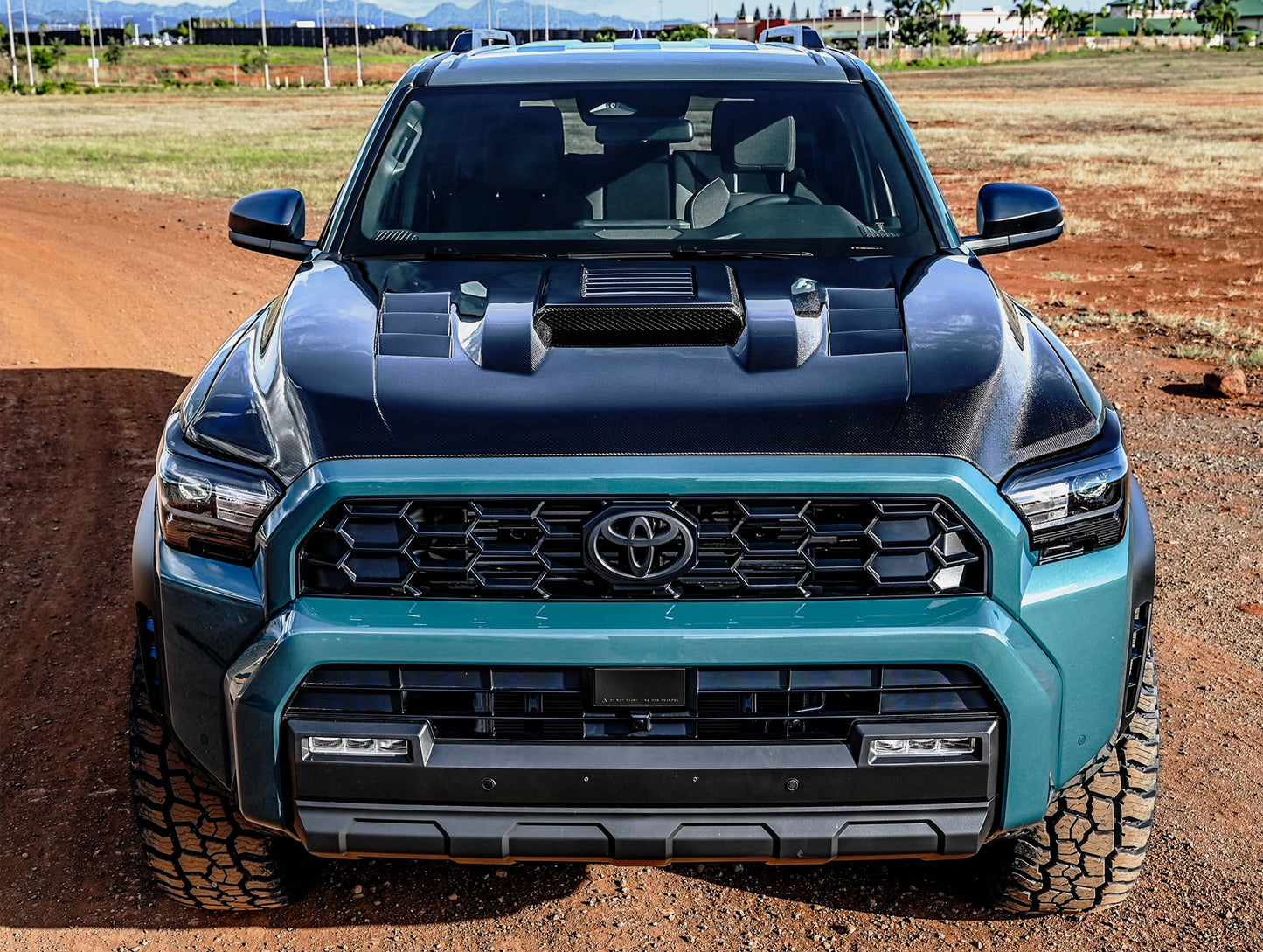 Seibon TS-Style Carbon Fiber Hood - 24-25 Toyota Tacoma / 25 Toyota 4Runner