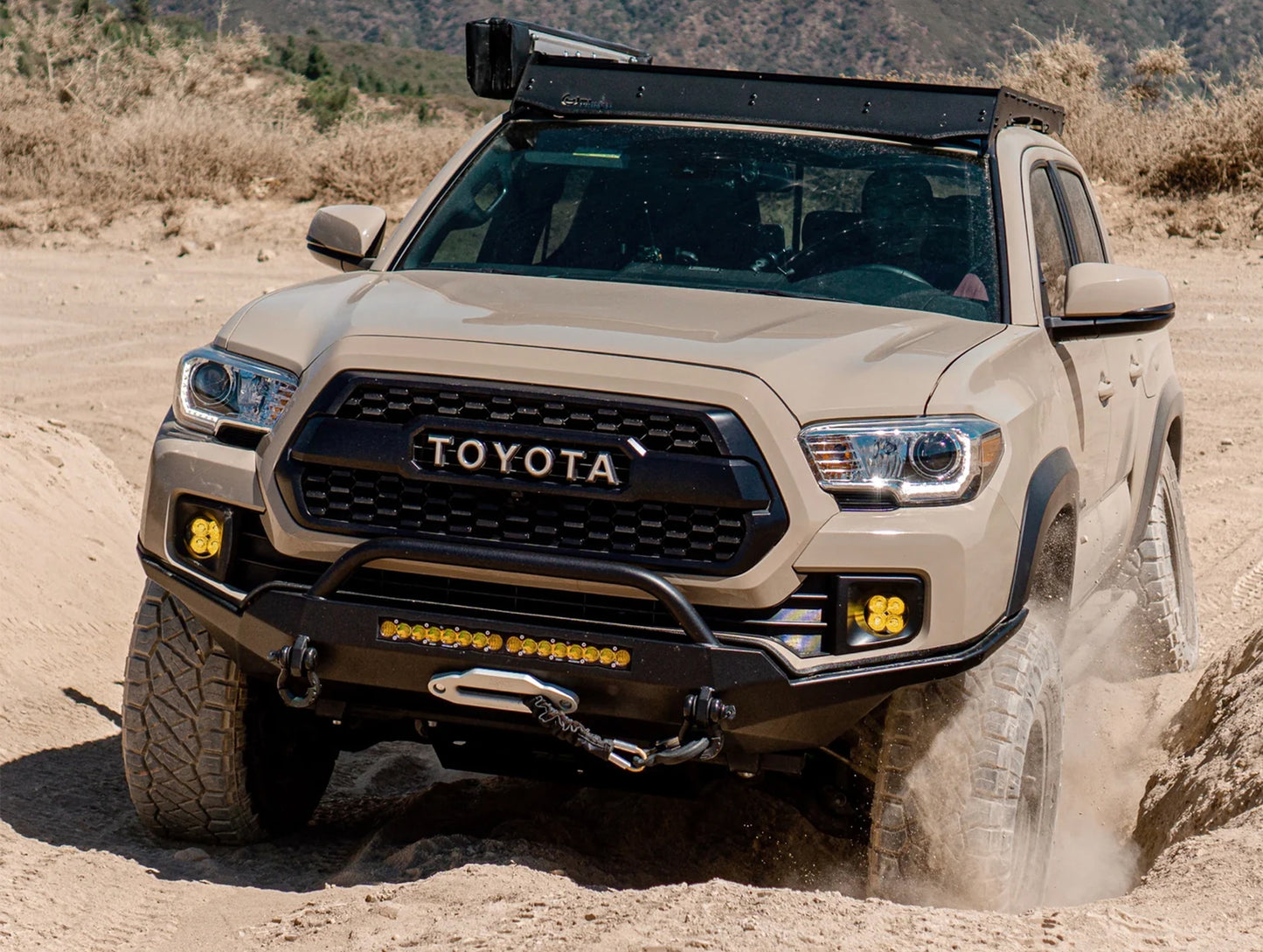 Southern Style Offroad Slimline Full Plate Front Bumper - 16-23 Tacoma