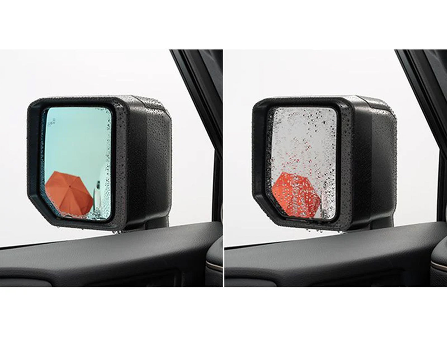 Toyota JDM Blue Side Convex Mirrors - 24+ Land Cruiser