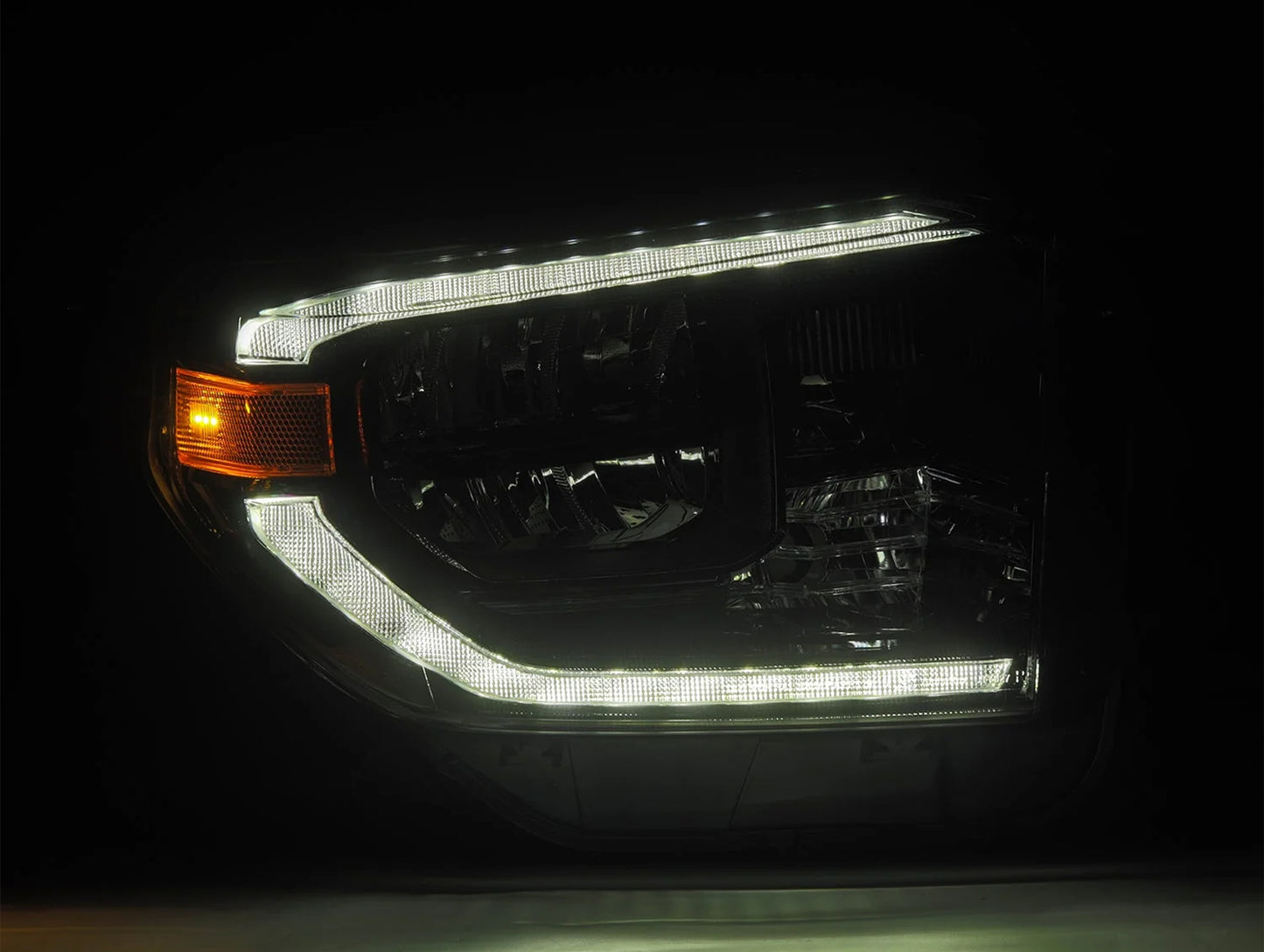 AlphaRex MK II LUXX-Series LED Crystal Headlights - 14-21 Toyota Tundra