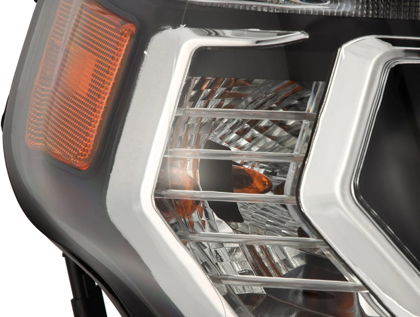 AlphaRex LUXX-Series LED Projector Headlights - Black w/Active Light & Seq. Sig + DRL - 14-22 Toyota 4Runner