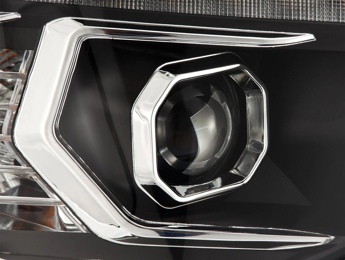 AlphaRex LUXX-Series LED Projector Headlights - Black w/Active Light & Seq. Sig + DRL - 14-22 Toyota 4Runner