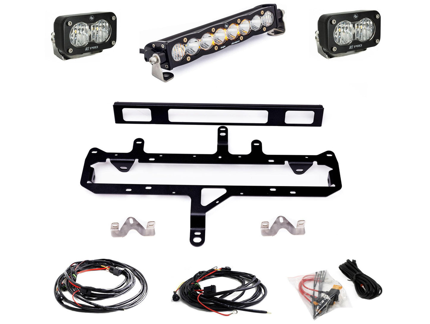 Baja Designs S8 10-inch/S2 Pro Grille Light Kit - 2024+ Tacoma TRD Pro