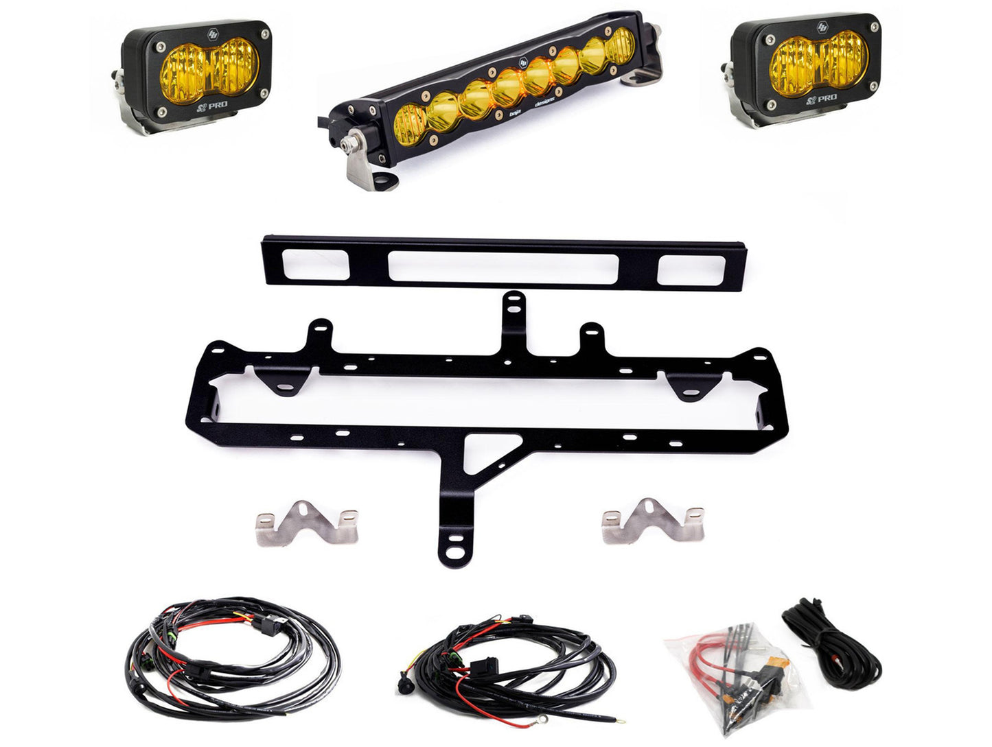 Baja Designs S8 10-inch/S2 Pro Grille Light Kit - 2024+ Tacoma TRD Pro