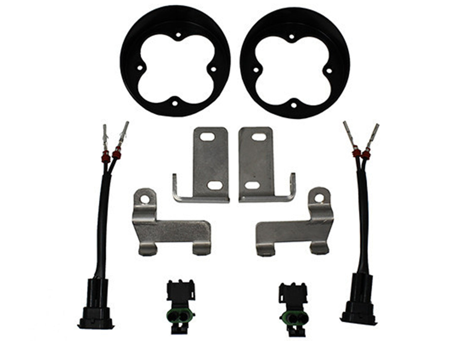 Baja Designs Toyota Fog Pocket Light Mount Kit For Squadron-R Lights - 2010-24 4Runner / 2012-23 Tacoma / 2014-21 Tundra