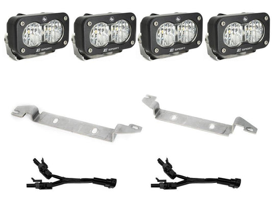 Baja Designs Toyota S2 Sport Dual Fog Pocket Light Kit - 2022+ Tundra