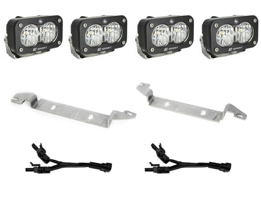 Baja Designs Toyota S2 Sport Dual Fog Pocket Light Kit - 2024+ Tacoma
