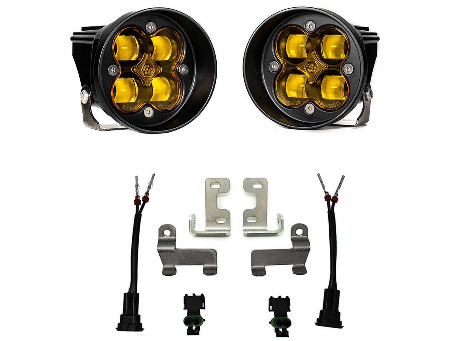 Baja Designs Toyota Squadron-R SAE Fog Pocket Light Kit - 2010-24 4Runner / 2012-23 Tacoma / 2014-21 Tundra