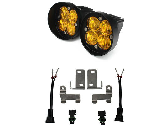 Baja Designs Toyota Squadron-R Sport Fog Pocket Light Kit - 2010-24 4Runner / 2012-23 Tacoma / 2014-21 Tundra