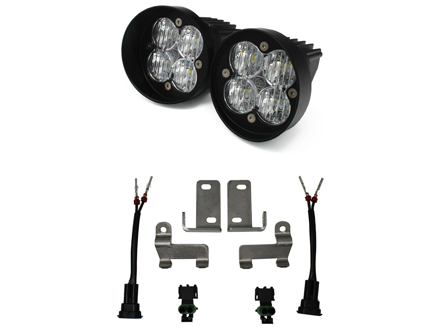 Baja Designs Toyota Squadron-R Sport Fog Pocket Light Kit - 2010-24 4Runner / 2012-23 Tacoma / 2014-21 Tundra