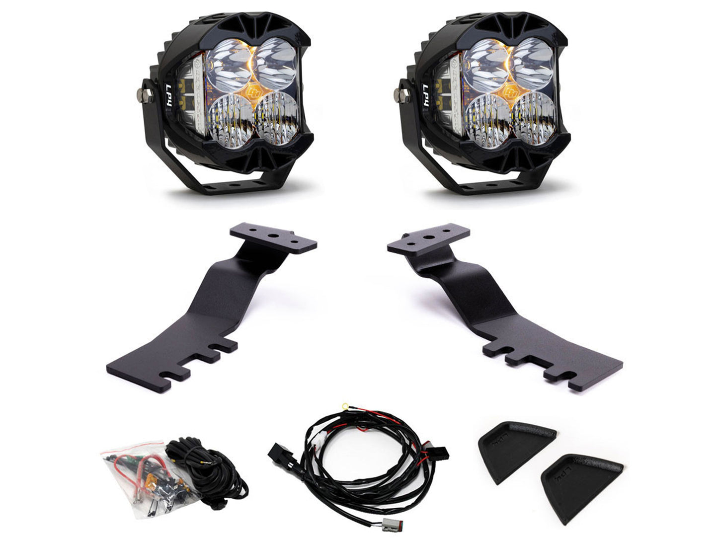 Baja Designs Toyota Tacoma LP4 A-Pillar Kit - 2024+ Tacoma