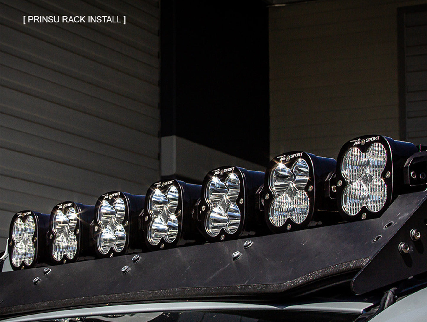 Baja Designs Toyota XL Linkable Roof Light Bar Kit For Prinsu/Sherpa Rack - 2010-24 4Runner / 2007-14 FJ Cruiser / 2005-23 Tacoma / 2007-21 Tundra