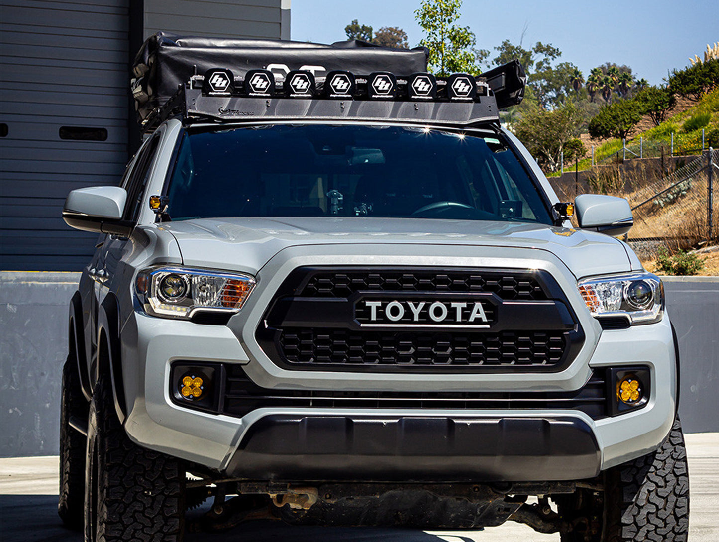 Baja Designs Toyota XL Linkable Roof Light Bar Kit For Prinsu/Sherpa Rack - 2010-24 4Runner / 2007-14 FJ Cruiser / 2005-23 Tacoma / 2007-21 Tundra