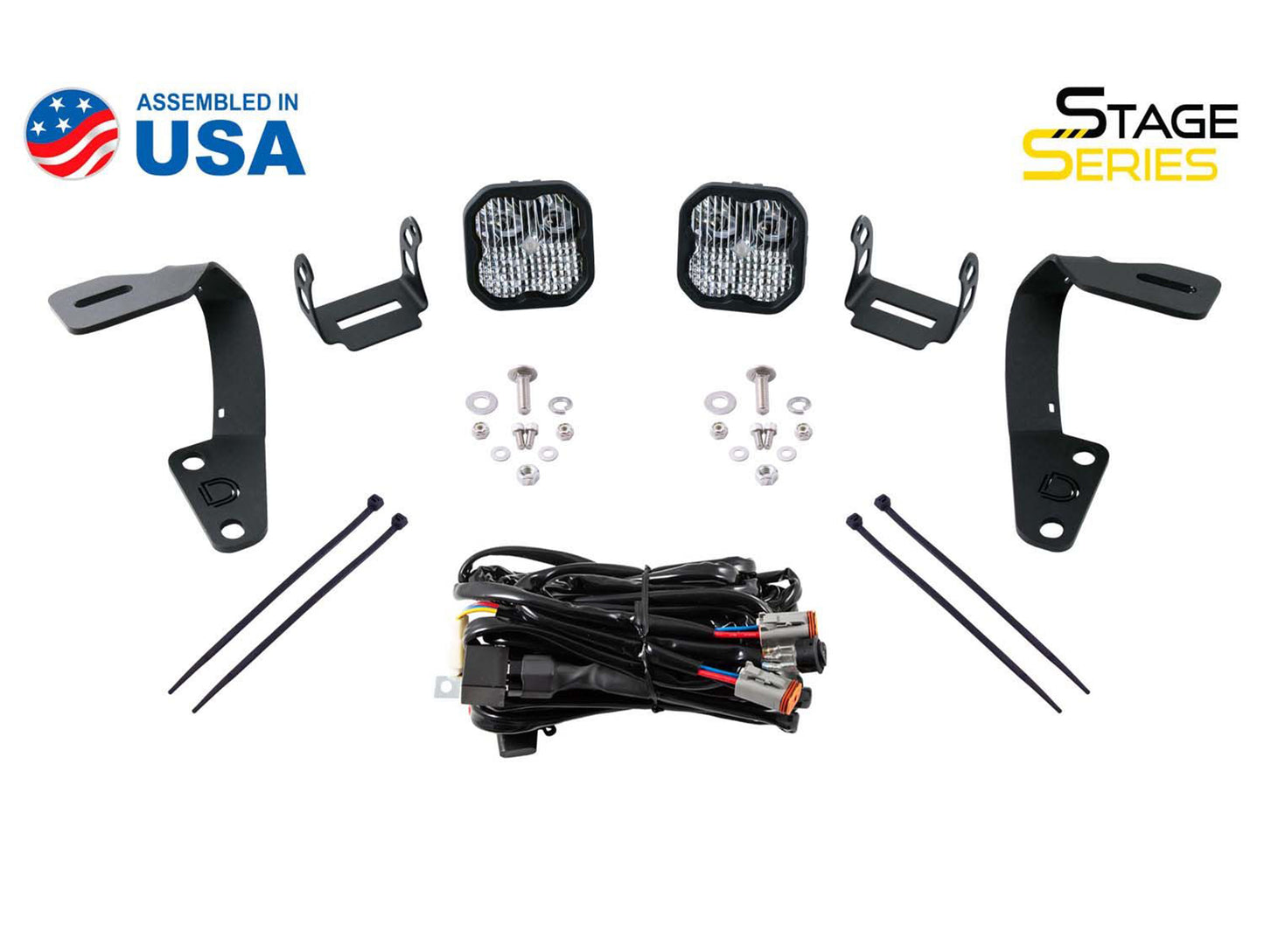Diode Dynamics SS3 Ditch Light Kit - 10-24 Toyota 4Runner