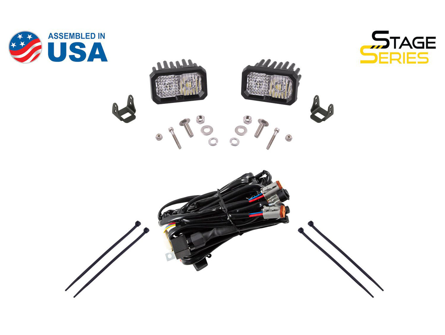 Diode Dynamics SSC2 Ditch Light Kit - 10-24 Toyota 4Runner
