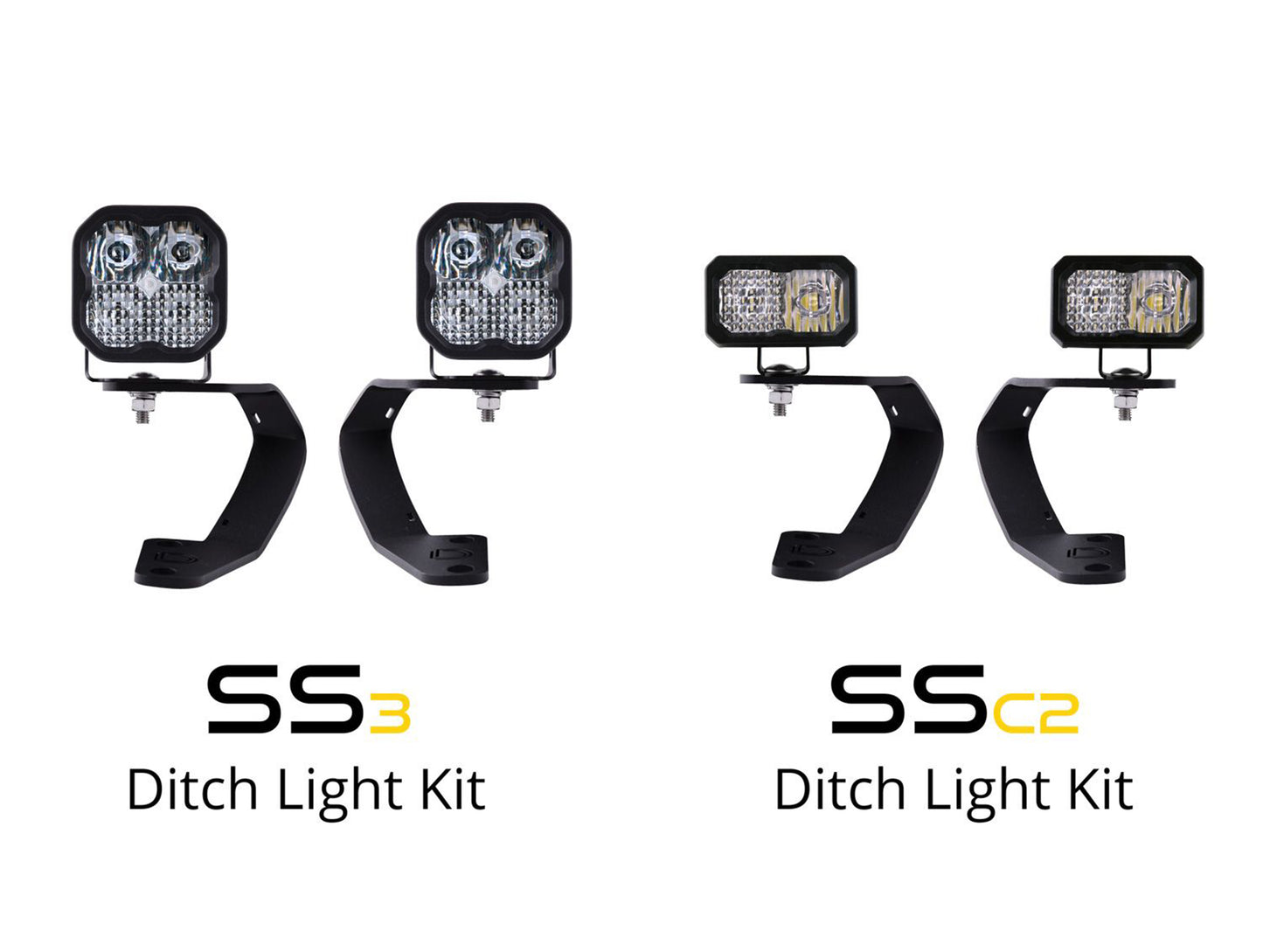 Diode Dynamics SSC2 Ditch Light Kit - 10-24 Toyota 4Runner