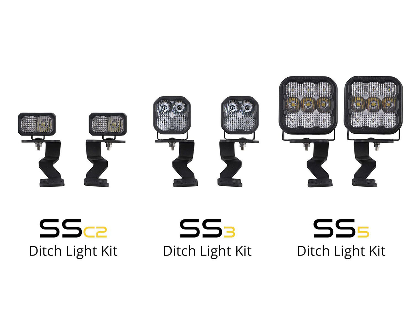 Diode Dynamics SSC2 Ditch Light Kit - 22-25 Toyota Tundra