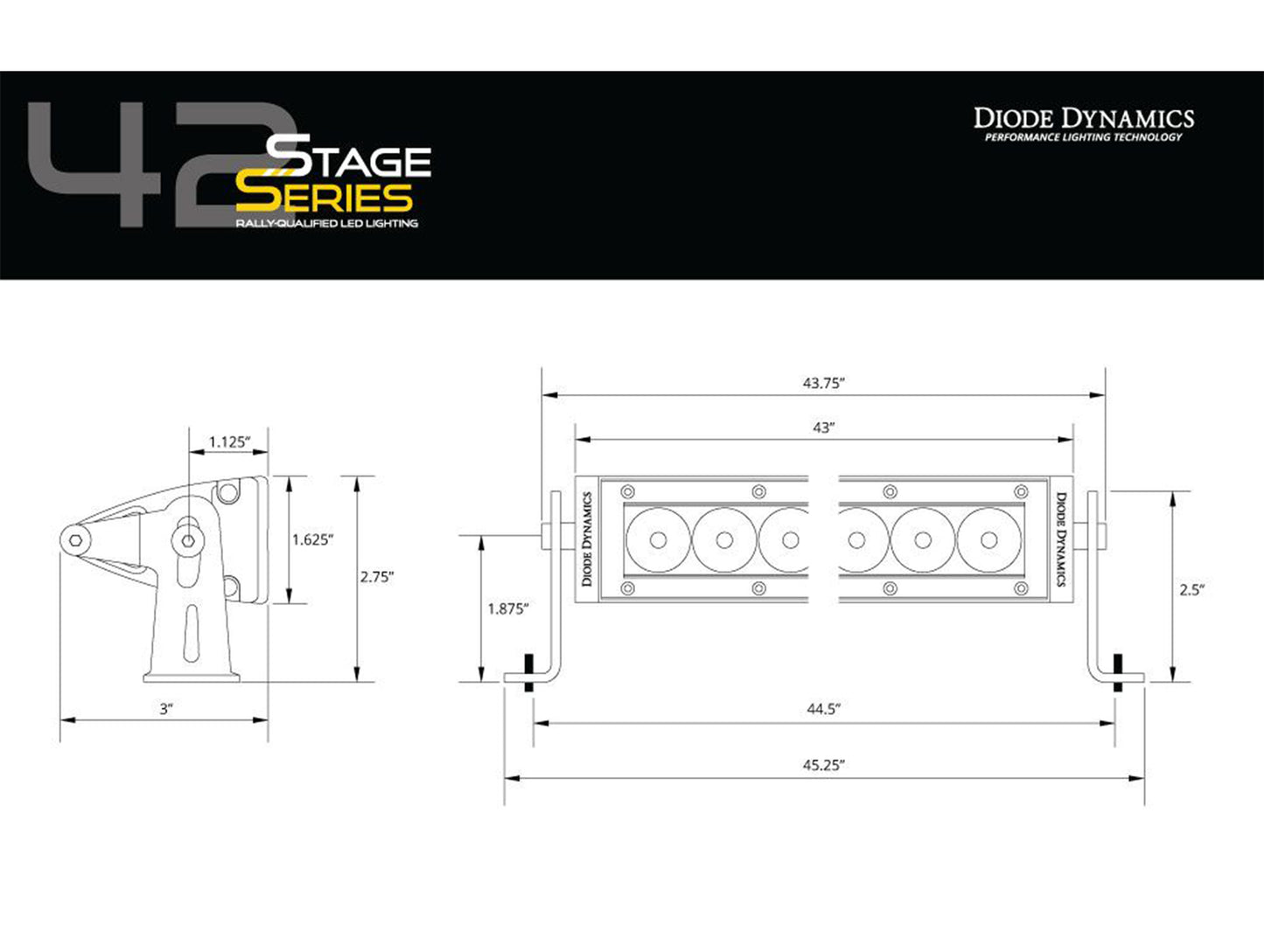 Diode Dynamics Stage Series 42" Light Bar