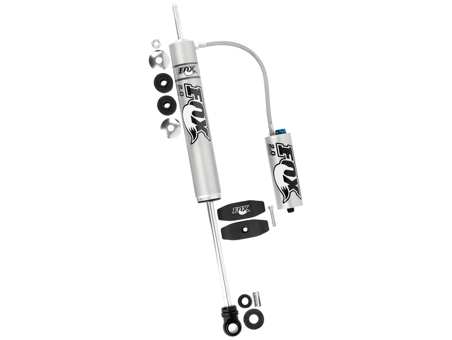 FOX 2.0 Performance Smooth Body Adjustable Reservoir Rear Shock (0-1.5" Lift) - 10-24 4Runner