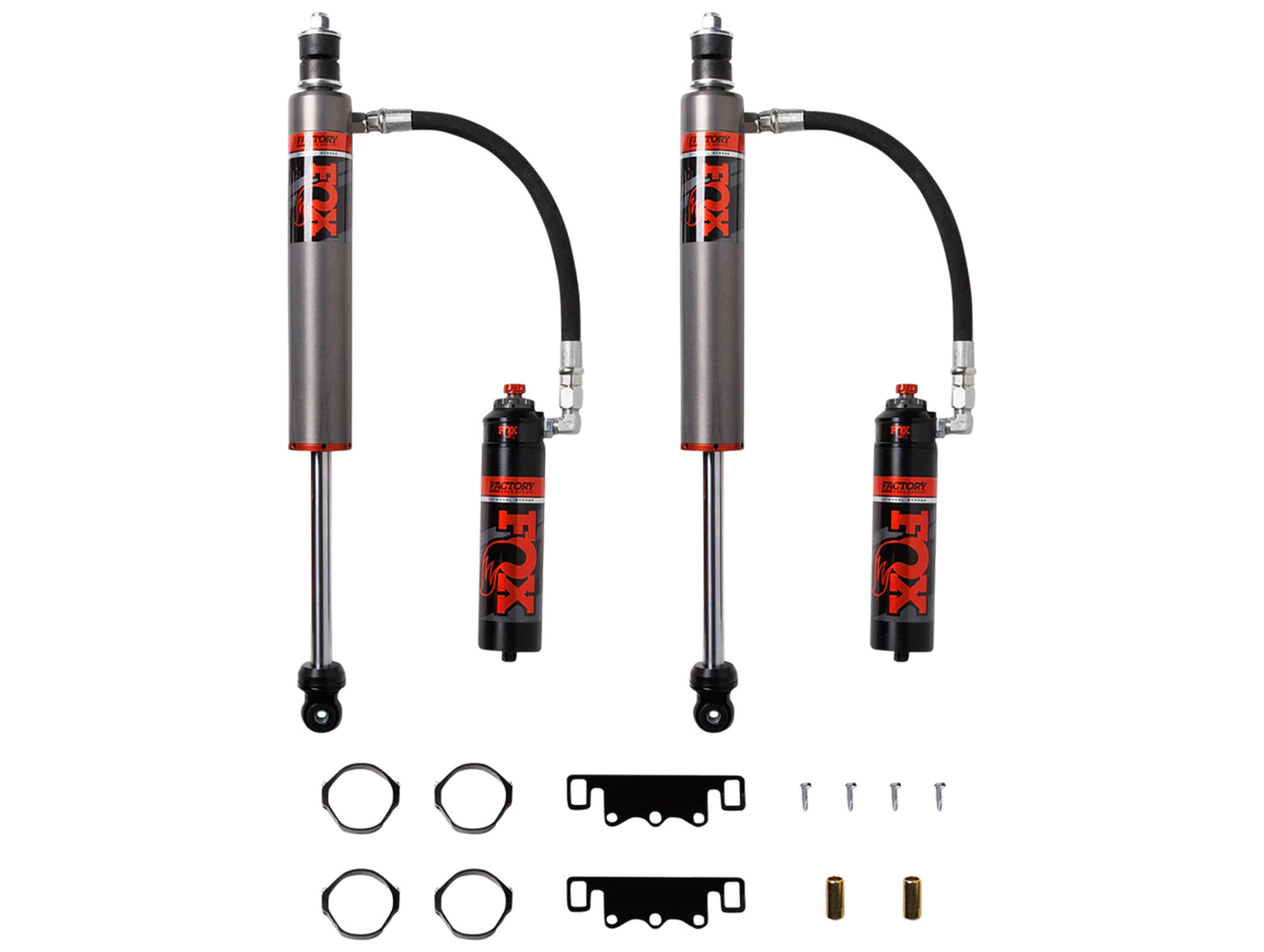FOX 2.5 Factory Race Series Internal Bypass Reservoir Adjustable Rear Shocks - 03-24 4Runner