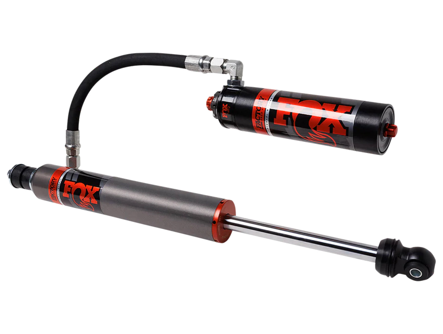 FOX 2.5 Factory Race Series Internal Bypass Reservoir Adjustable Rear Shocks - 05-23 Tacoma