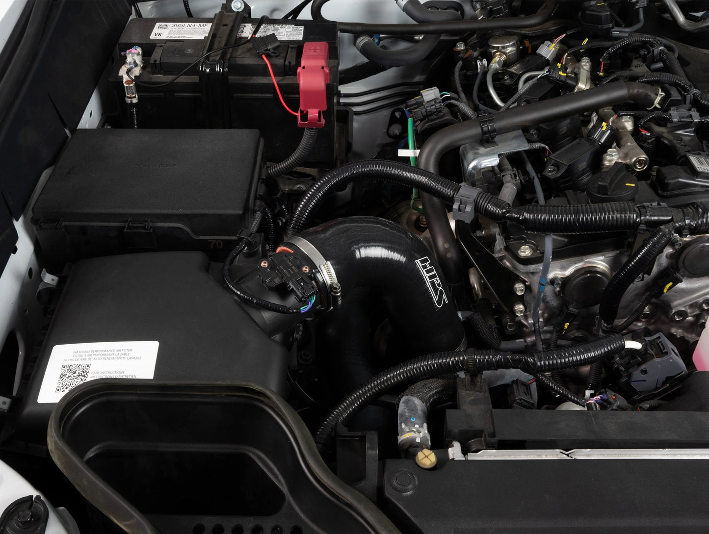 HPS Reinforced Silicone Post MAF Air Intake Hose Kit - 24-25 Toyota Land Cruiser