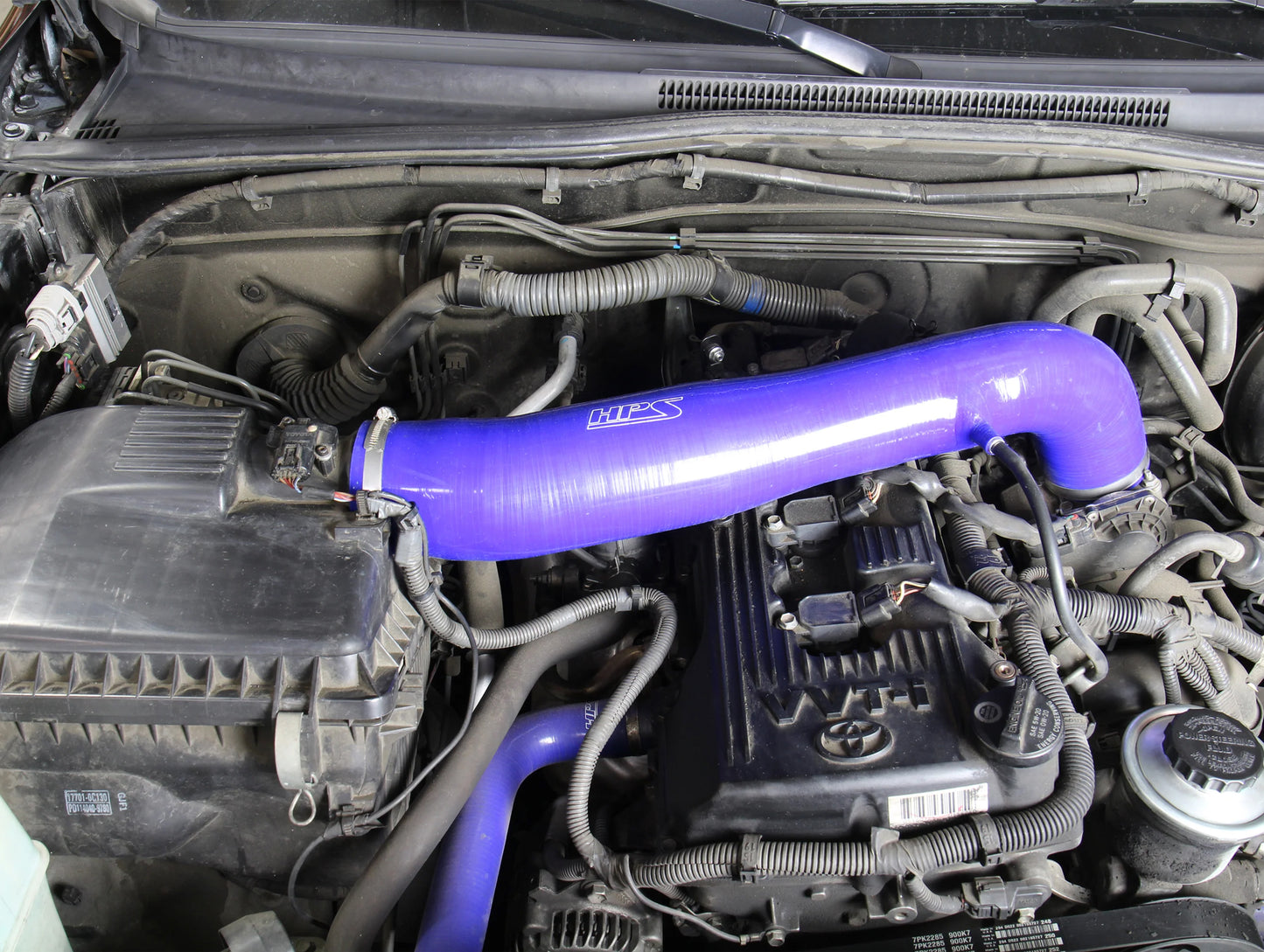 HPS Silicone Air Intake Kit Post MAF Hose - 05-22 Toyota Tacoma