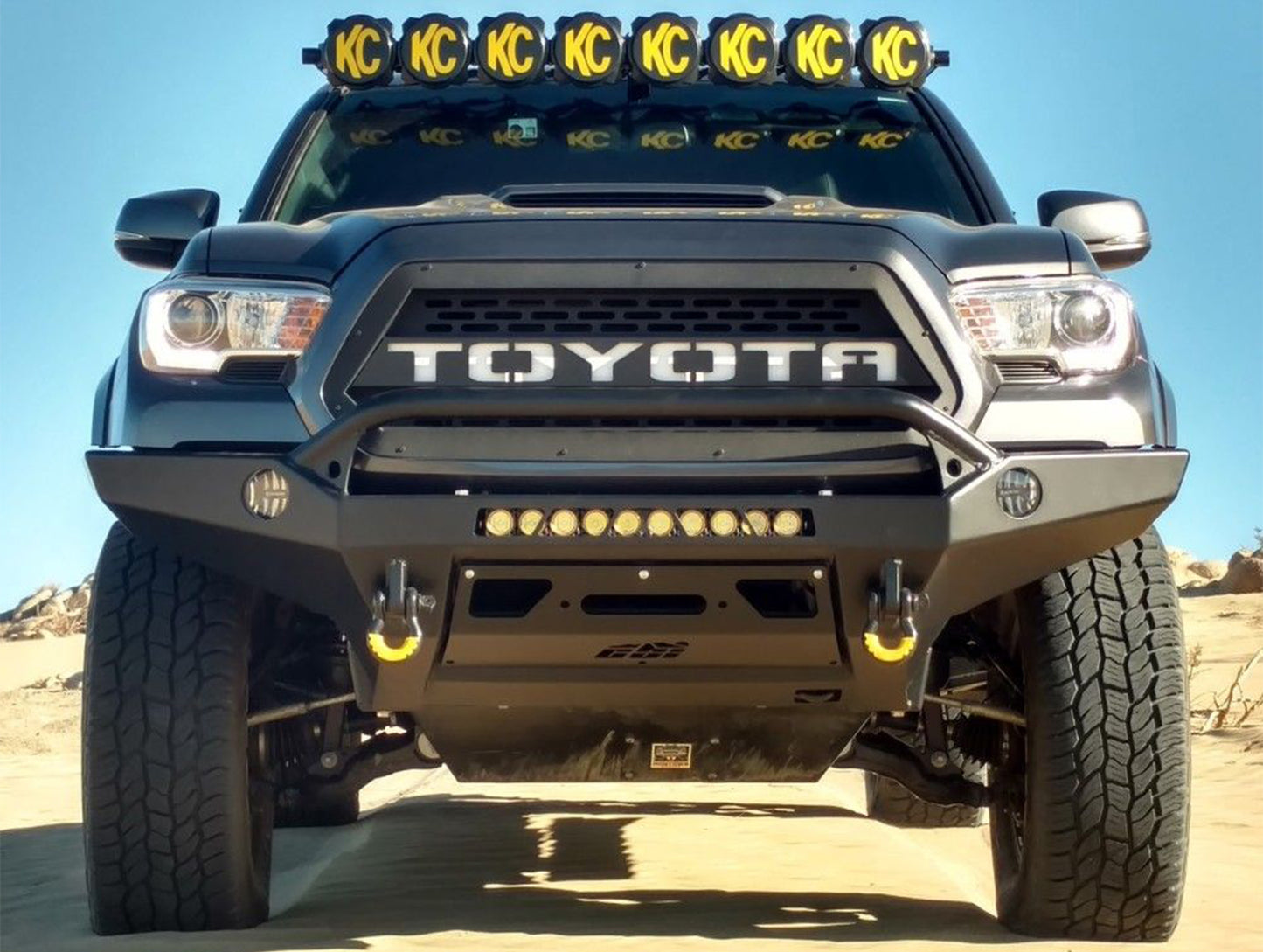 KC HiLiTES 50" Pro6 Gravity LED - 8-Light - Light Bar System - 160W Combo Beam - 05-23 Tacoma