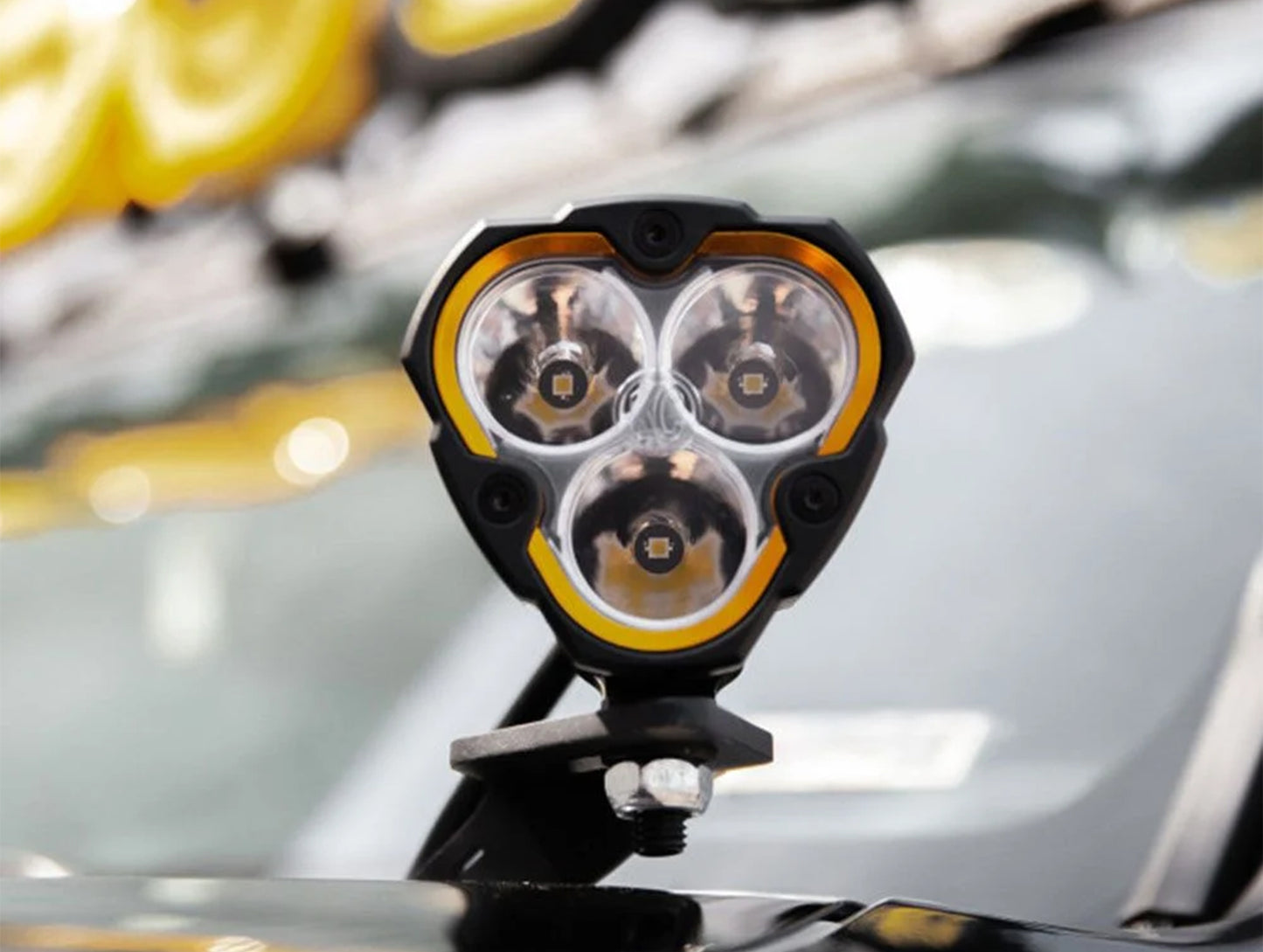 KC HiLiTES Toyota A-Pillar / Ditch Mount and Lights Bundle - 02-24 4Runner