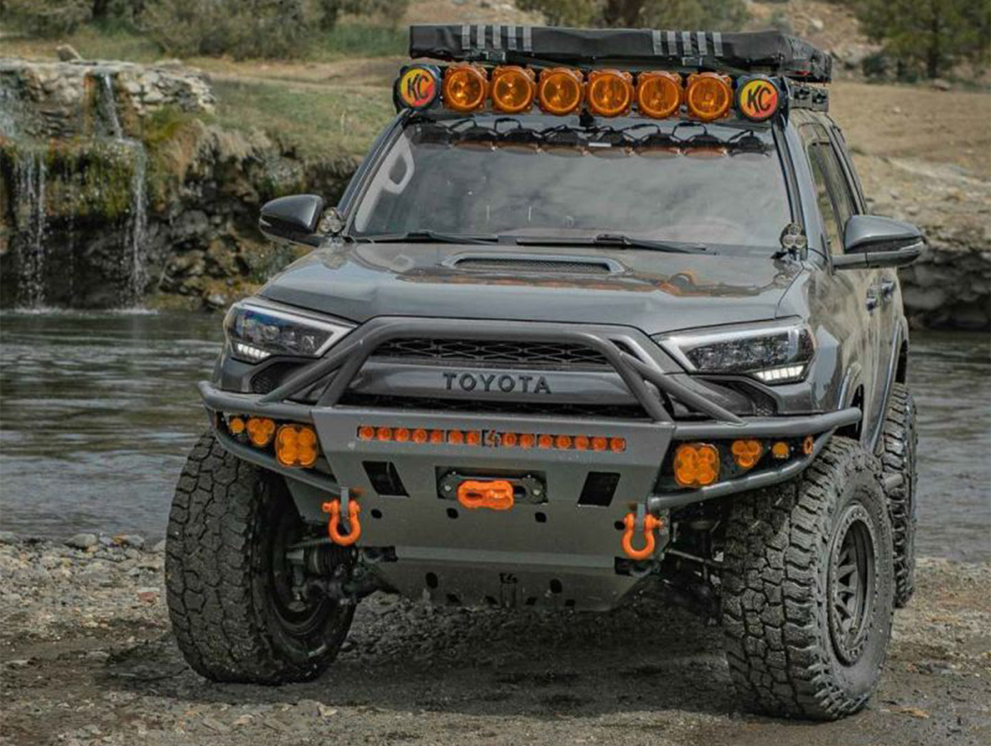 KC HiLiTES Toyota A-Pillar / Ditch Mount and Lights Bundle - 02-24 4Runner