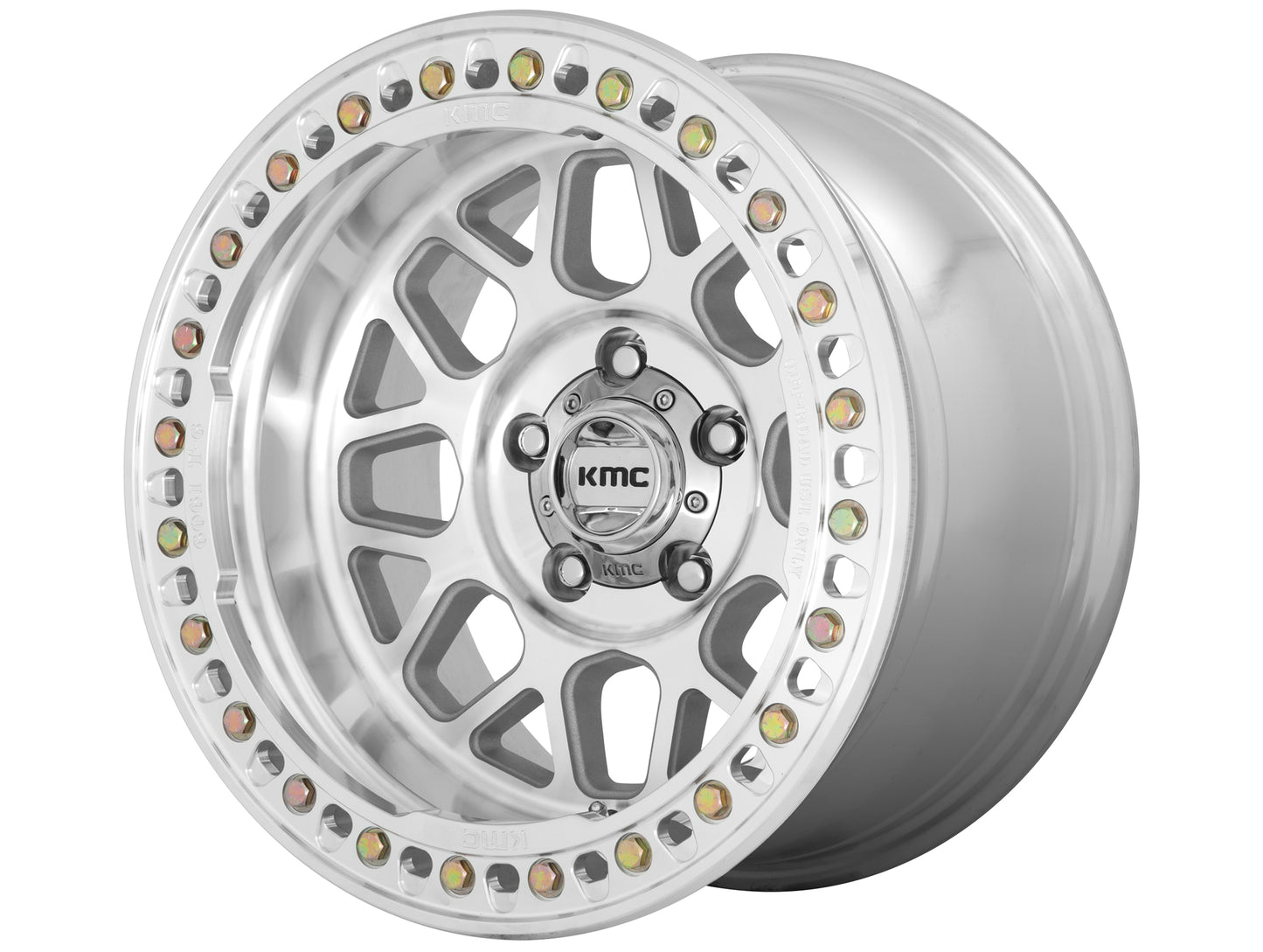 KMC Grenade Crawl Beadlock Wheels - 17x8.5 / 6x139 / +0