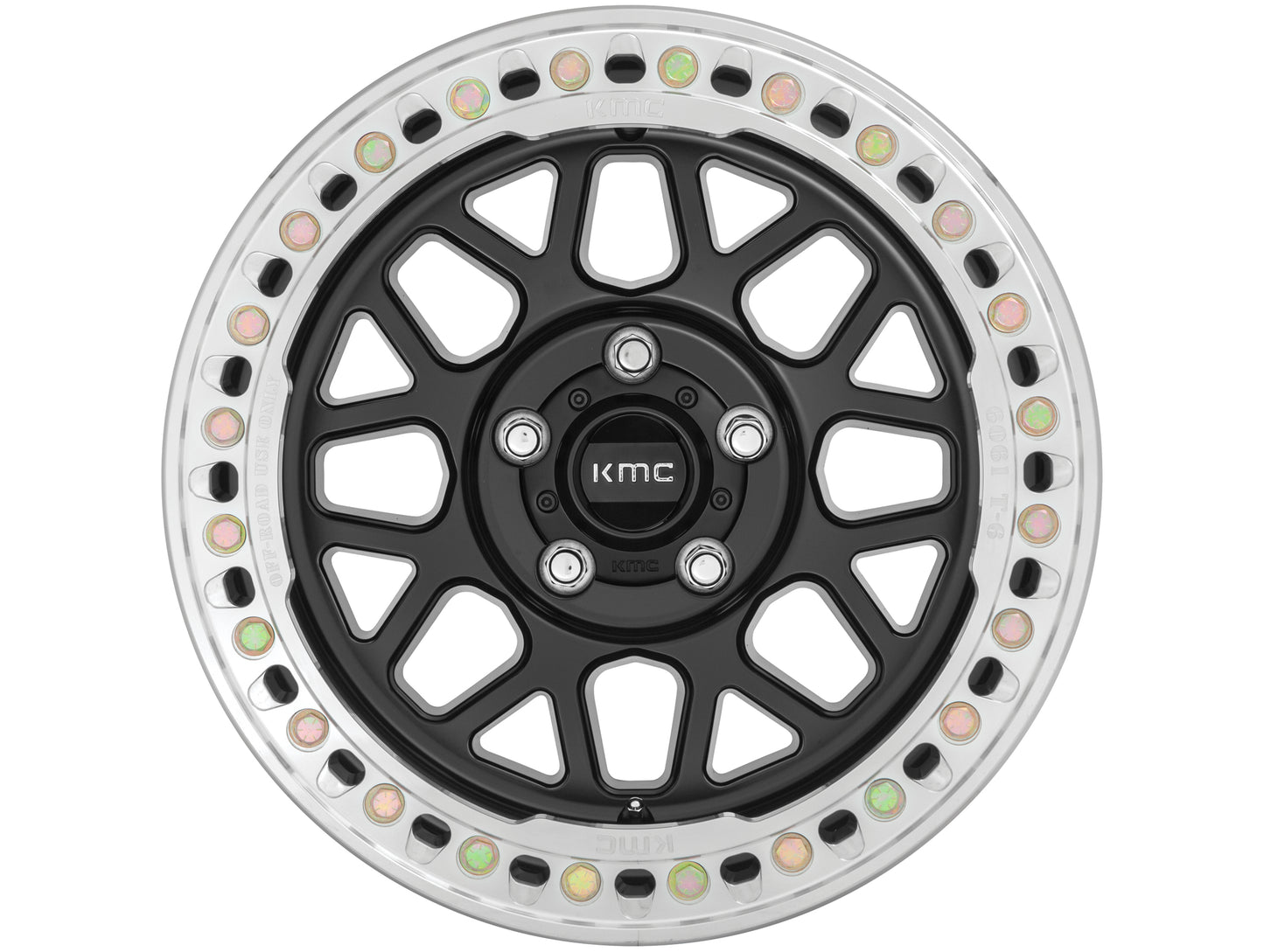 KMC Grenade Crawl Beadlock Wheels - 17x8.5 / 6x139 / +0