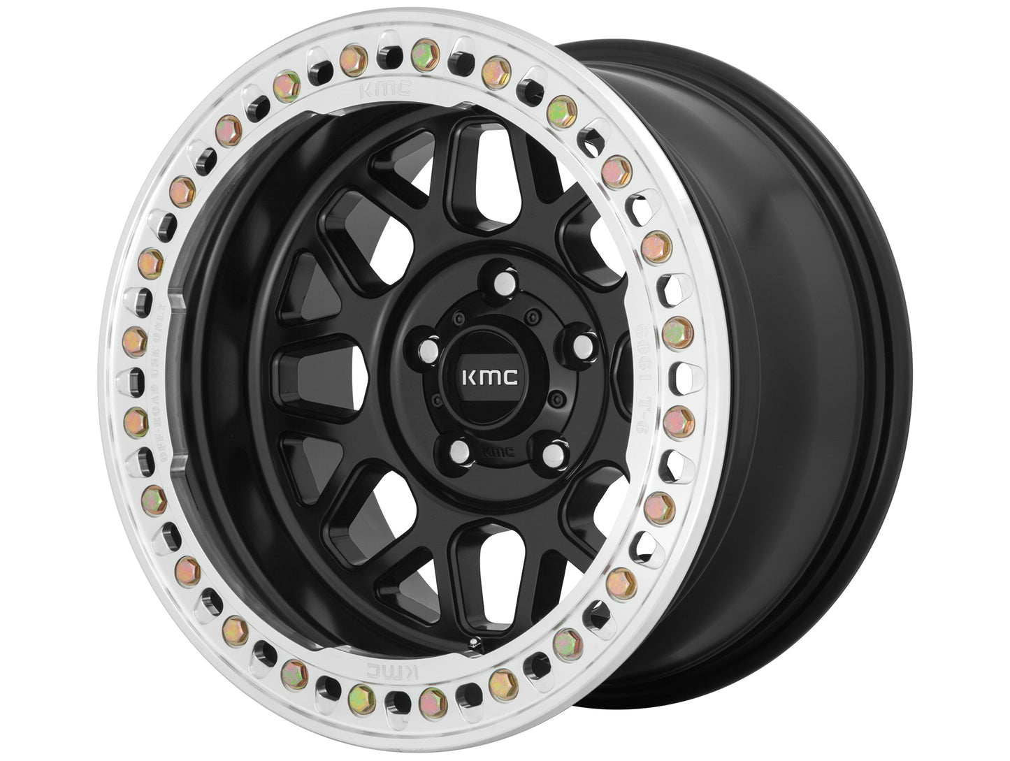 KMC Grenade Crawl Beadlock Wheels - 17x8.5 / 6x139 / +0