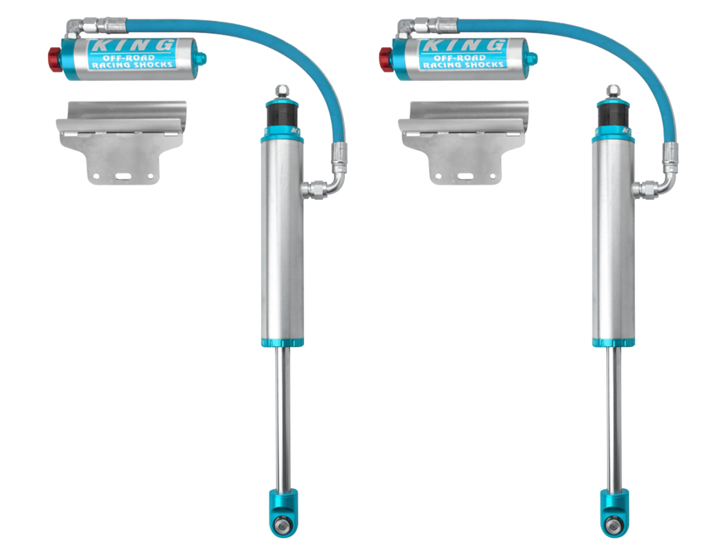 King Shocks 0-1.5" Rear 2.5 Adjustable Remote Reservoir Shock Pair - 16-23 Tacoma