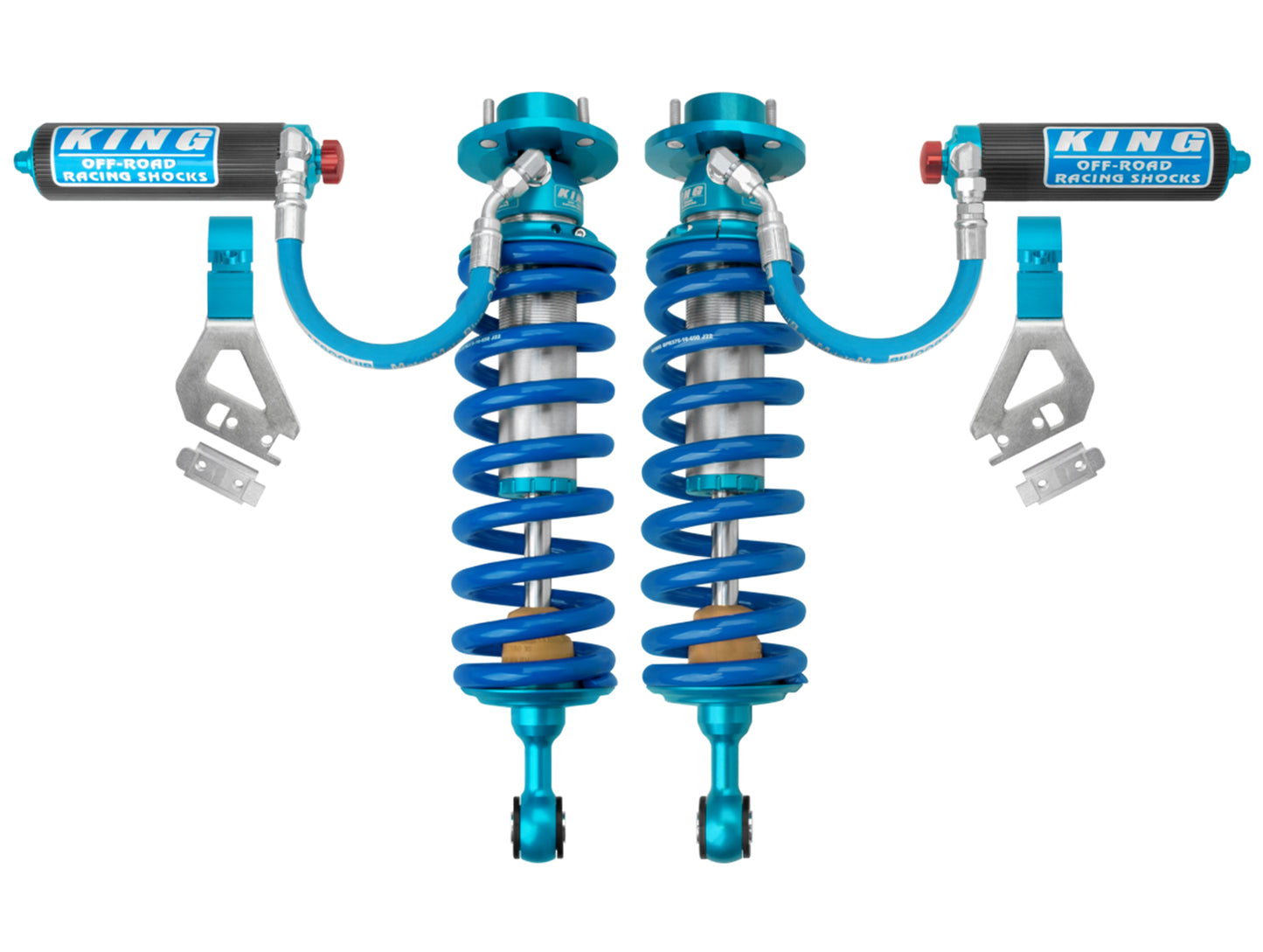 King Shocks 0-2" Front 2.5 Adjustable Remote Reservoir Coilover Pair - 22+ Tundra