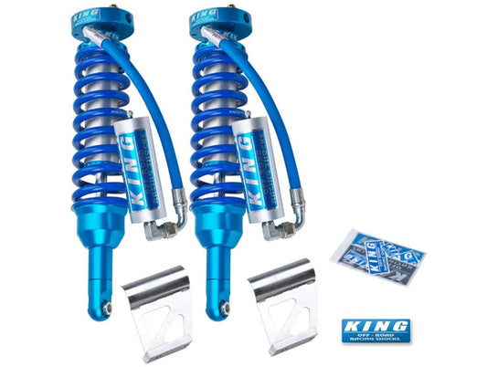 King Shocks 0-2" Front 2.5 Remote Reservoir Coilover Pair - 2010-2024 4Runner
