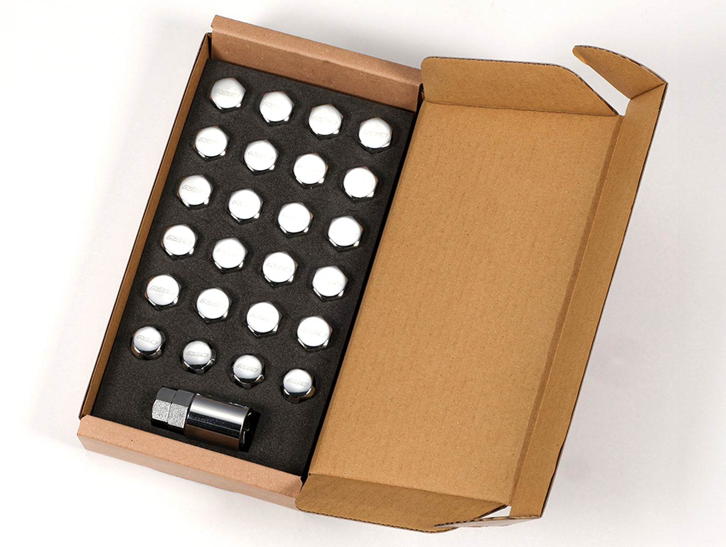 Rays 19 Hex L31 Lugnut And Lock Set for 6H - M12x1.5