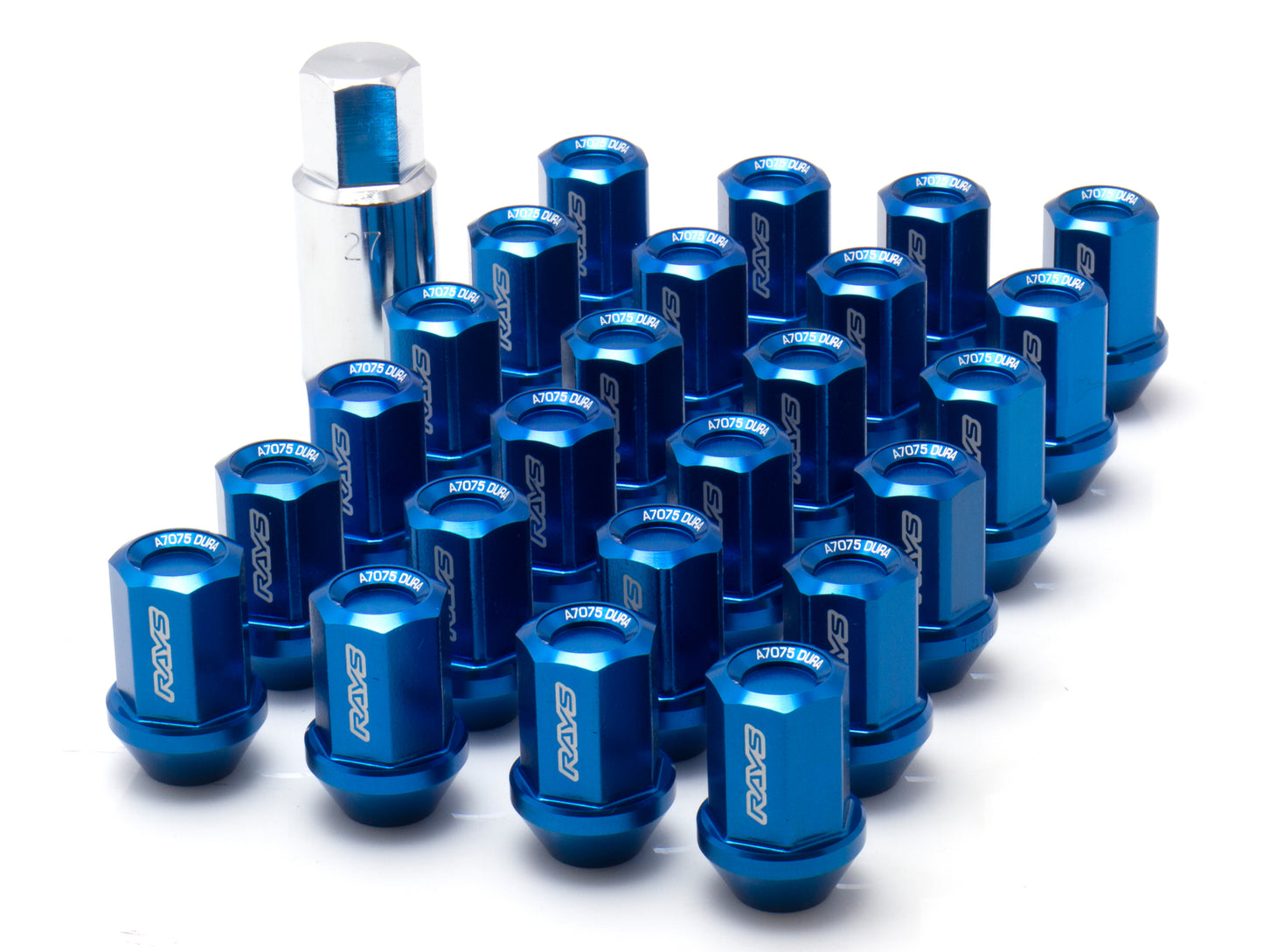 Rays L37 Dura Nut Straight Type Lug & Lock Set for 6H - M12X1.5