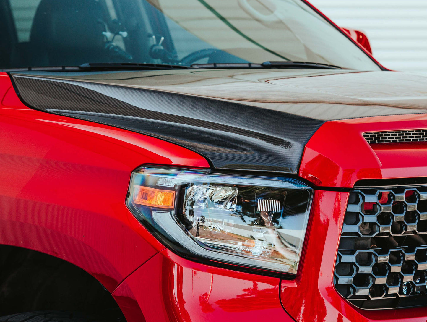 Seibon OEM-Style Carbon Fiber Hood - 14-21 Toyota Tundra