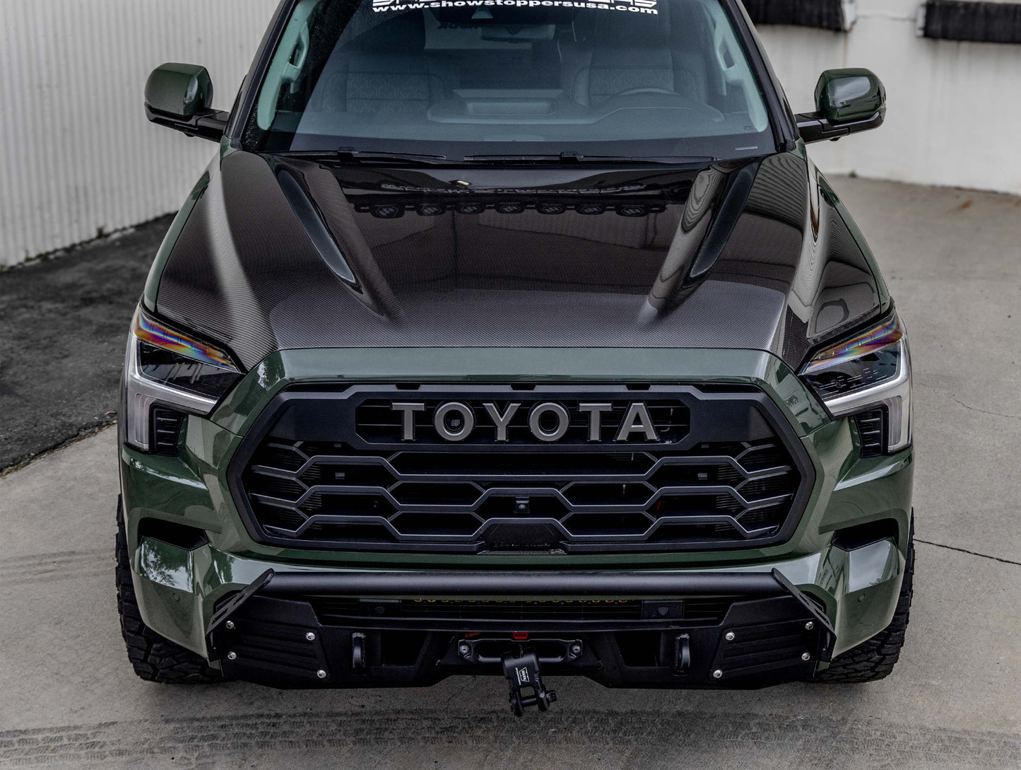 Seibon OEM-Style Carbon Fiber Hood - 22-24 Toyota Tundra / 23-24 Toyota Sequoia