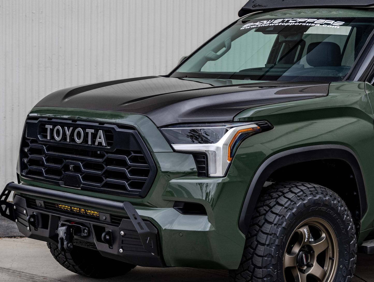 Seibon OEM-Style Carbon Fiber Hood - 22-24 Toyota Tundra / 23-24 Toyota Sequoia