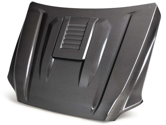 Seibon TR-Style Carbon Fiber Hood - 24-25 Toyota Tacoma / 25 Toyota 4Runner