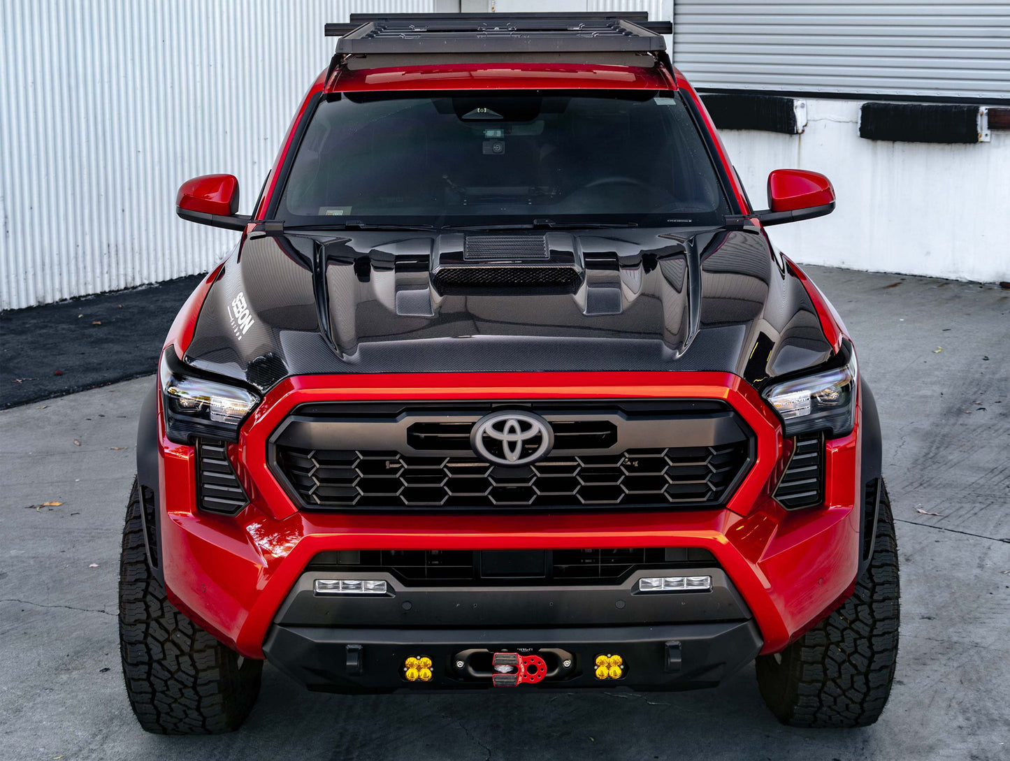 Seibon TR-Style Carbon Fiber Hood - 24-25 Toyota Tacoma / 25 Toyota 4Runner