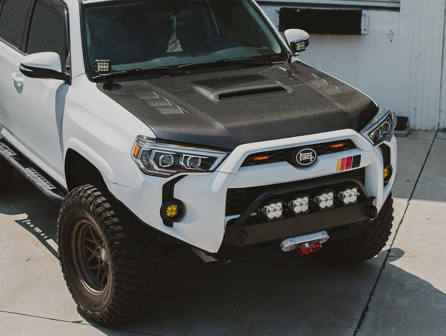 Seibon TS-Style Carbon Fiber Hood - 10-24 Toyota 4Runner