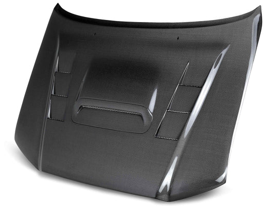 Seibon TS-Style Carbon Fiber Hood - 12-15 Toyota Tacoma