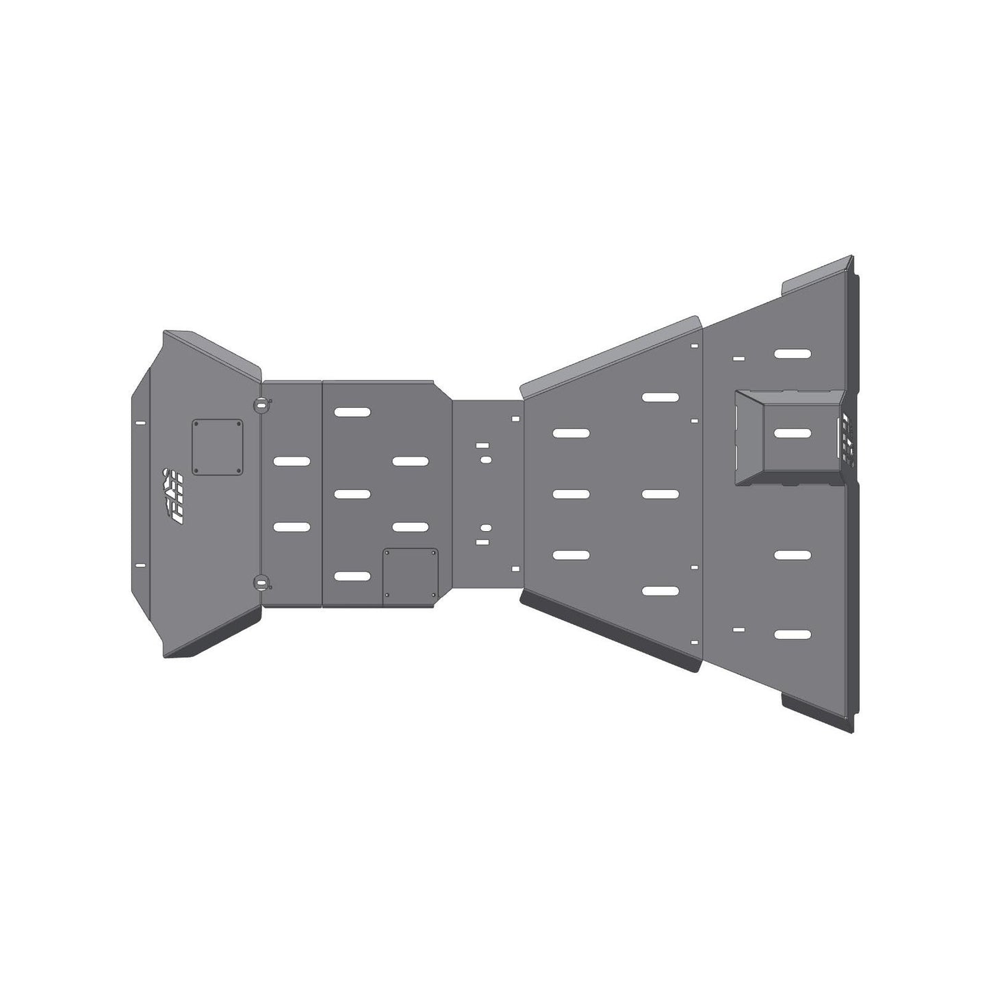 CBI Offroad Fab Full Overland Skid Plate Set - 14-21 Toyota Tundra